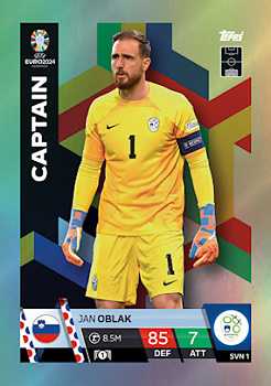 Jan Oblak Slovenia Topps Match Attax EURO 2024 Captain #SVN1